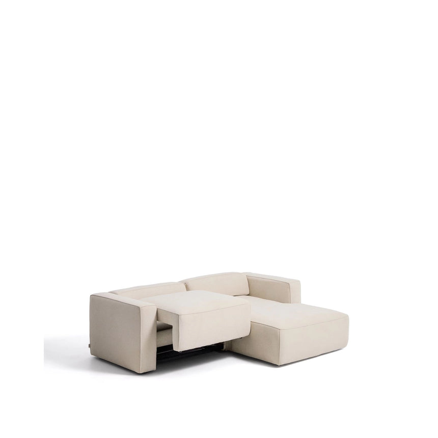 3-Sitzer-Bettsofa Marela mit aufklappbarer Chaiselongue rechts in Ecru, 236 cm, FSC Mix Credit von Kave Home – Bild 7