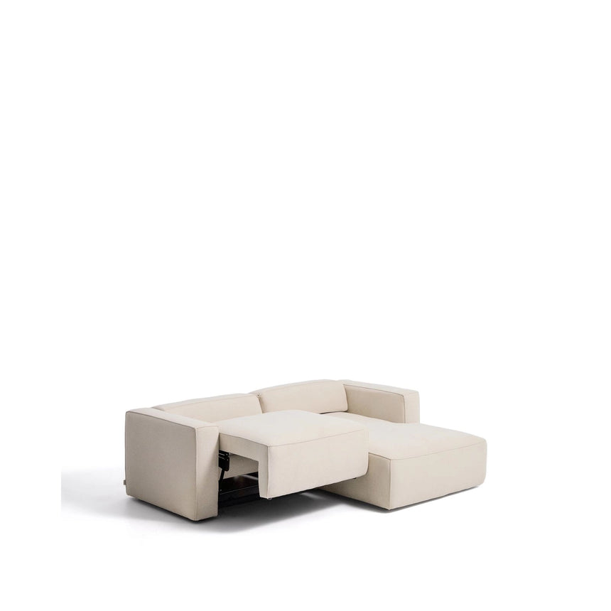 3-Sitzer-Bettsofa Marela mit aufklappbarer Chaiselongue rechts in Ecru, 236 cm, FSC Mix Credit von Kave Home – Bild 8