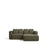 3-Sitzer-Bettsofa Marela mit aufklappbarer Chaiselongue rechts in Grün, 236 cm, FSC Mix Credit von Kave Home – Bild 1