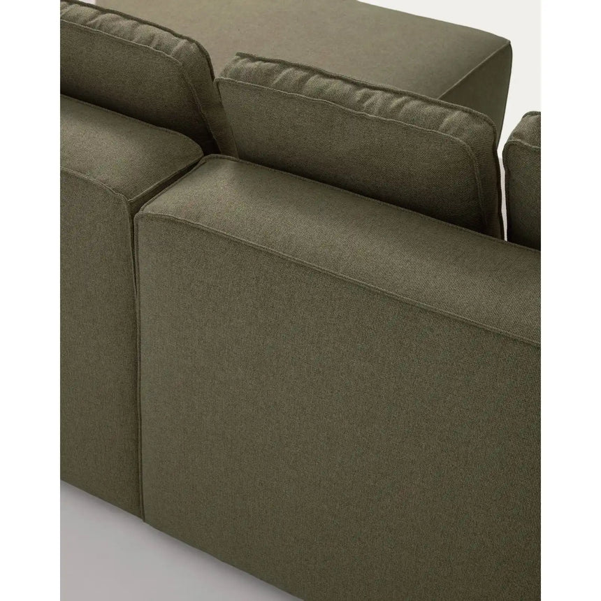 3-Sitzer-Bettsofa Marela mit aufklappbarer Chaiselongue rechts in Grün, 236 cm, FSC Mix Credit von Kave Home – Bild 16