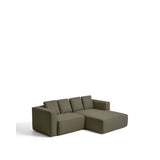 3-Sitzer-Bettsofa Marela mit aufklappbarer Chaiselongue rechts in Grün, 236 cm, FSC Mix Credit von Kave Home – Bild 3