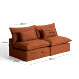 3-Sitzer-Modularsofa Anarela mit abnehmbarem Bezug aus 100 % Leinen, 220 cm, FSC Mix Credit von Kave Home – Bild 3