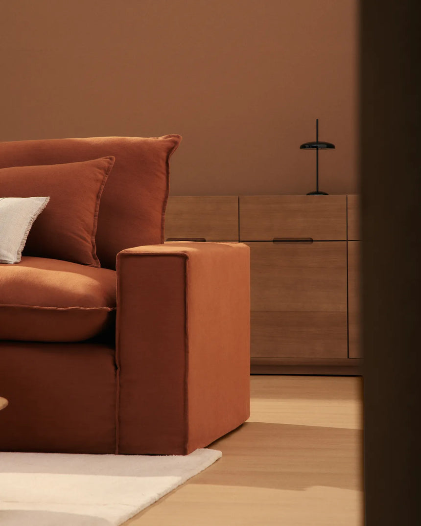 3-Sitzer-Modularsofa Anarela mit abnehmbarem Bezug aus 100 % Leinen, 310 cm, FSC Mix Credit von Kave Home – Bild 2