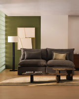 3-Sitzer-Modularsofa Anarela mit abnehmbarem Bezug aus 100 % Leinen in Taupe, 220 cm, FSC Mix Credit von Kave Home – Bild 2