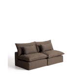 3-Sitzer-Modularsofa Anarela mit abnehmbarem Bezug aus 100 % Leinen in Taupe, 220 cm, FSC Mix Credit von Kave Home – Bild 5
