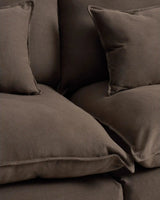 3-Sitzer-Modularsofa Anarela mit abnehmbarem Bezug aus 100 % Leinen in Taupe, 220 cm, FSC Mix Credit von Kave Home – Bild 6