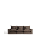 3-Sitzer-Modularsofa Anarela mit abnehmbarem Bezug aus 100 % Leinen in Taupe, 310 cm, FSC Mix Credit von Kave Home – Bild 1