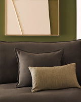 3-Sitzer-Modularsofa Anarela mit abnehmbarem Bezug aus 100 % Leinen in Taupe, 310 cm, FSC Mix Credit von Kave Home – Bild 2