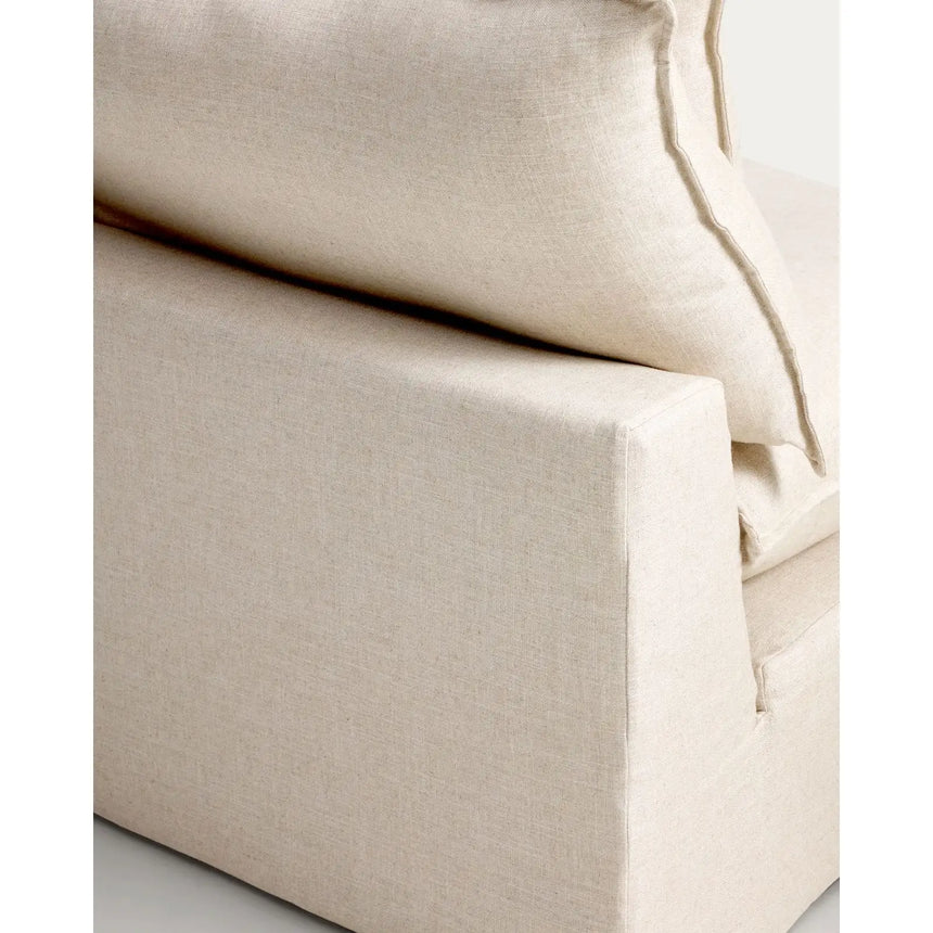 3-Sitzer-Modularsofa Anarela mit abnehmbarem Bezug aus Leinen und Viskose, 220 cm, FSC Mix Credit von Kave Home – Bild 11