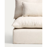 3-Sitzer-Modularsofa Anarela mit abnehmbarem Bezug aus Leinen und Viskose, 220 cm, FSC Mix Credit von Kave Home – Bild 8