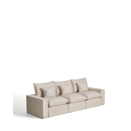 3-Sitzer-Modularsofa Anarela mit abnehmbarem Bezug aus Leinen und Viskose, 310 cm, FSC Mix Credit von Kave Home – Bild 4