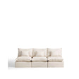 3-Sitzer-Modularsofa Anarela mit abnehmbarem Bezug aus Leinen und Viskose in Beige, 270 cm, FSC Mix Credit von Kave Home – Bild 1