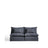 3-Sitzer-Modularsofa Anarela mit abnehmbarem Bezug aus Leinen und Viskose in Dunkelgrau, 220 cm, FSC Mix Credit von Kave Home – Bild 1
