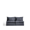 3-Sitzer-Modularsofa Anarela mit abnehmbarem Bezug aus Leinen und Viskose in Dunkelgrau, 220 cm, FSC Mix Credit von Kave Home – Bild 1