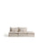 3-Sitzer-Modularsofa Anarela mit abnehmbarem Bezug und Randmodul aus Leinen und Viskose, 310 cm, FSC Mix Credit von Kave Home – Bild 1
