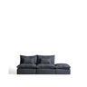 3-Sitzer-Modularsofa Anarela mit abnehmbarem Bezug und Randmodul aus Leinen und Viskose in Dunkelgrau, 310 cm, FSC Mix Credit von Kave Home – Bild 1