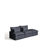 3-Sitzer-Modularsofa Anarela mit abnehmbarem Bezug und Randmodul aus Leinen und Viskose in Dunkelgrau, 310 cm, FSC Mix Credit von Kave Home – Bild 3