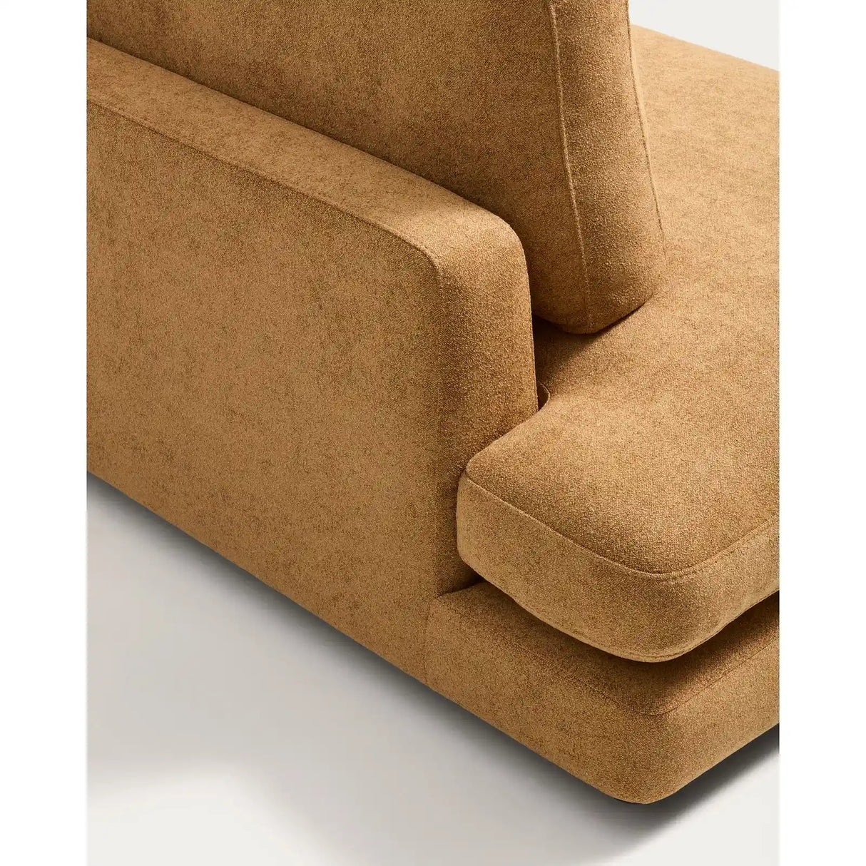 3-Sitzer-Modularsofa Gala aus senfgelbem Microbouclé, FSC Mix Credit, 240 cm von Kave Home – Bild 5