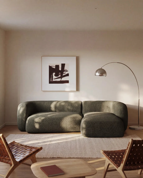 3-Sitzer-Modularsofa Martina mit Chenille und Chaiselongue rechts 287 cm von Kave Home – Bild 2