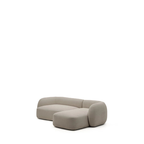 3-Sitzer-Modularsofa Martina mit Chenille und Chaiselongue rechts in Steinton 287 cm von Kave Home – Bild 5