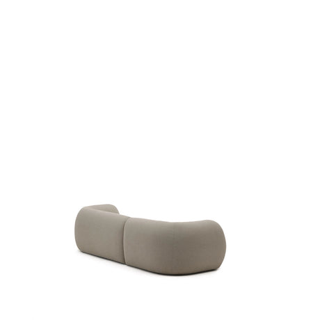 3-Sitzer-Modularsofa Martina mit Chenille und Chaiselongue rechts in Steinton 287 cm von Kave Home – Bild 6