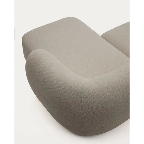 3-Sitzer-Modularsofa Martina mit Chenille und Chaiselongue rechts in Steinton 287 cm von Kave Home – Bild 7