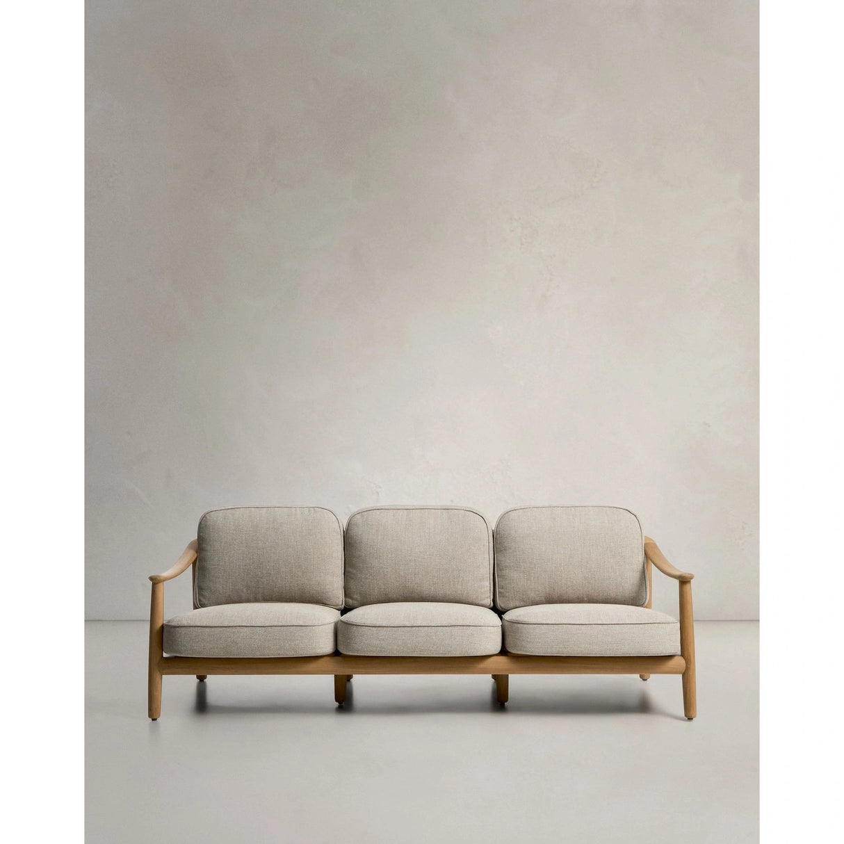 3-Sitzer Outdoor-Sofa Elunda aus massivem Teakholz, FSC 100 %, 215 cm von Kave Home – Bild 1