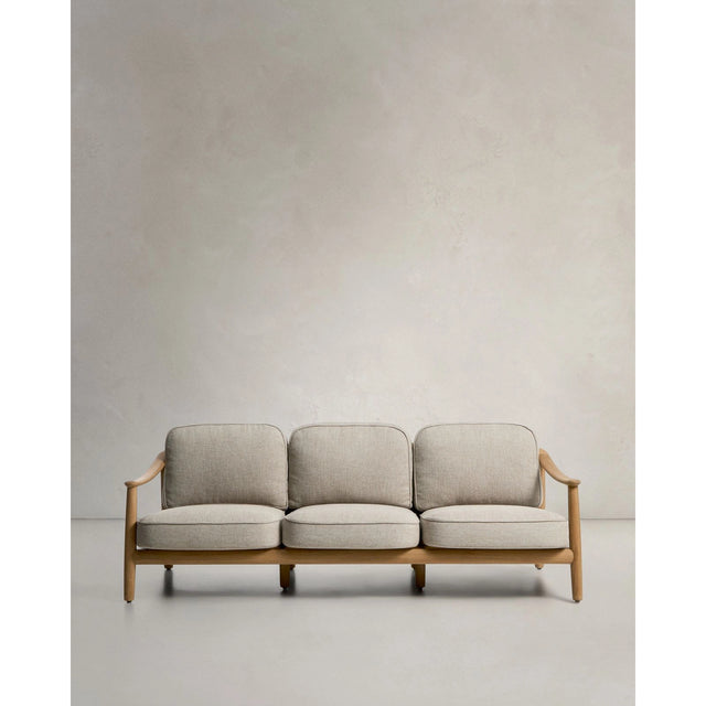 3-Sitzer Outdoor-Sofa Elunda aus massivem Teakholz, FSC 100 %, 215 cm von Kave Home – Bild 1