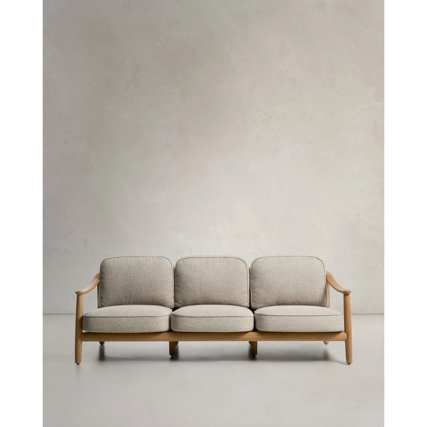 3-Sitzer Outdoor-Sofa Elunda aus massivem Teakholz, FSC 100 %, 215 cm von Kave Home – Bild 1