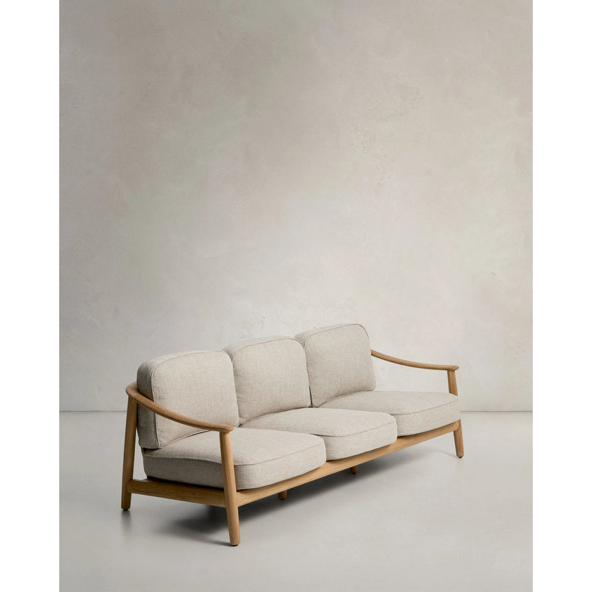 3-Sitzer Outdoor-Sofa Elunda aus massivem Teakholz, FSC 100 %, 215 cm von Kave Home – Bild 3