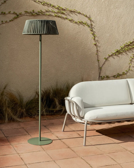 3-Sitzer-Outdoor-Sofa Joncols aus Aluminium mit taupefarbener Lackierung, 224 cm von Kave Home – Bild 3