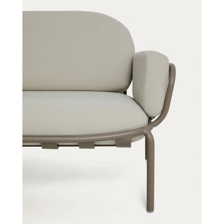 3-Sitzer-Outdoor-Sofa Joncols aus Aluminium mit taupefarbener Lackierung, 224 cm von Kave Home – Bild 5