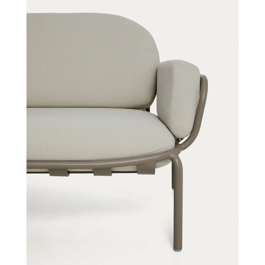 3-Sitzer-Outdoor-Sofa Joncols aus Aluminium mit taupefarbener Lackierung, 224 cm von Kave Home – Bild 5