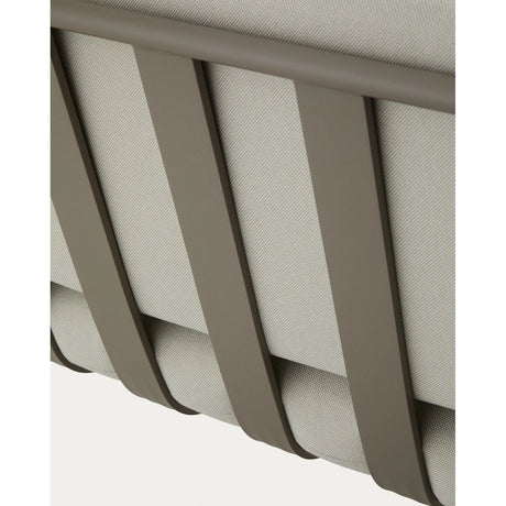 3-Sitzer-Outdoor-Sofa Joncols aus Aluminium mit taupefarbener Lackierung, 224 cm von Kave Home – Bild 8