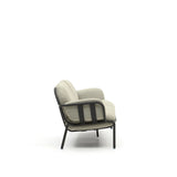 3-Sitzer-Outdoor-Sofa Joncols mit Bezug in Beige aus Aluminium mit grau lackiertem Finish 225 cm von Kave Home – Produktbild 6