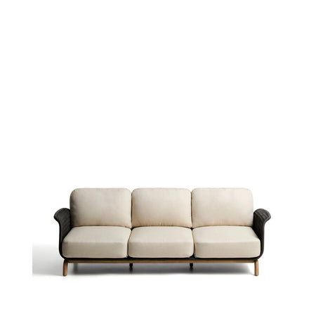 3-Sitzer-Sofa Alipa aus massivem Akazienholz und dunkelgrauem Seil, 235 cm von Kave Home – Bild 1