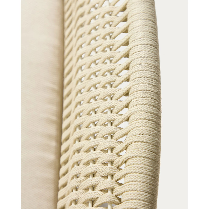 3-Sitzer-Sofa Alipa aus massivem Akazienholz und ecrufarbenem Seil, 235 cm von Kave Home – Bild 9