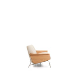 3-Sitzer-Sofa Amsen aus Eichensperrholz mit beiger Chenille und Beinen aus em gebürsteten Edelstahl 205 cm von Kave Home – Bild 7