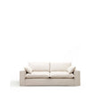 3-Sitzer-Sofa Anarela mit abnehmbarem Bezug aus Leinen und Viskose in Beige, 260 cm, FSC Mix Credit von Kave Home – Bild 1