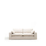 3-Sitzer-Sofa Anarela mit abnehmbarem Bezug aus Leinen und Viskose in Beige, 260 cm, FSC Mix Credit von Kave Home – Bild 1