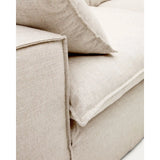 3-Sitzer-Sofa Anarela mit abnehmbarem Bezug aus Leinen und Viskose in Beige, 260 cm, FSC Mix Credit von Kave Home – Bild 10
