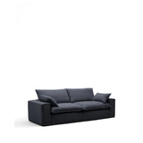 3-Sitzer-Sofa Anarela mit abnehmbarem Bezug aus Leinen und Viskose in Dunkelgrau, 260 cm, FSC Mix Credit von Kave Home – Bild 1