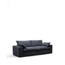 3-Sitzer-Sofa Anarela mit abnehmbarem Bezug aus Leinen und Viskose in Dunkelgrau, 260 cm, FSC Mix Credit von Kave Home – Bild 1