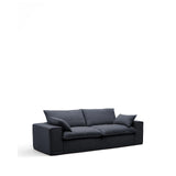 3-Sitzer-Sofa Anarela mit abnehmbarem Bezug aus Leinen und Viskose in Dunkelgrau, 280 cm, FSC Mix Credit von Kave Home – Bild 1