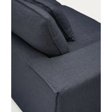 3-Sitzer-Sofa Anarela mit abnehmbarem Bezug aus Leinen und Viskose in Dunkelgrau, 280 cm, FSC Mix Credit von Kave Home – Bild 8