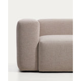 3-Sitzer-Sofa Blok in beiger Chenille, 240 cm, FSC Mix Credit von Kave Home – Bild 5