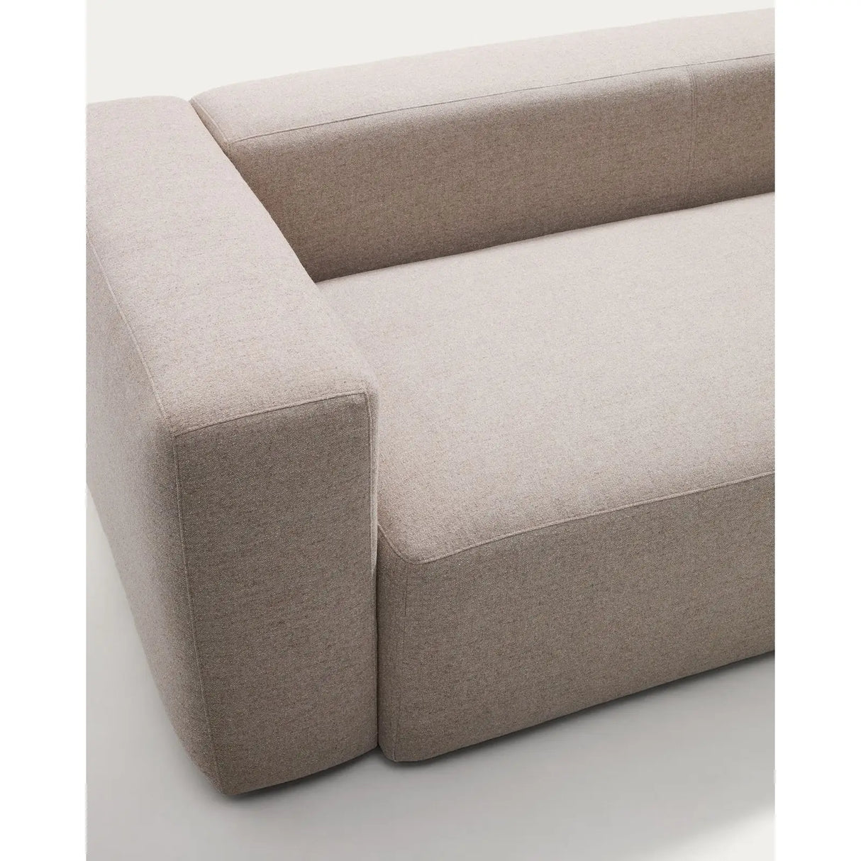 3-Sitzer-Sofa Blok in beiger Chenille, 240 cm, FSC Mix Credit von Kave Home – Bild 6