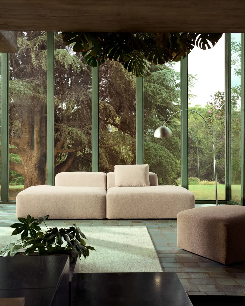 3-Sitzer-Sofa Blok in beiger Chenille, 290 cm, FSC Mix Credit von Kave Home – Bild 2