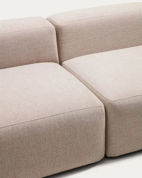 3-Sitzer-Sofa Blok in beiger Chenille, 290 cm, FSC Mix Credit von Kave Home – Bild 7