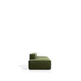 3-Sitzer-Sofa Blok in grobem grünem Cord, 290 cm, FSC Mix Credit von Kave Home – Bild 3